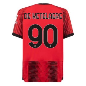 Camisetas AC Milan De Ketelaere 90 Primera 2023-24 - Hombre